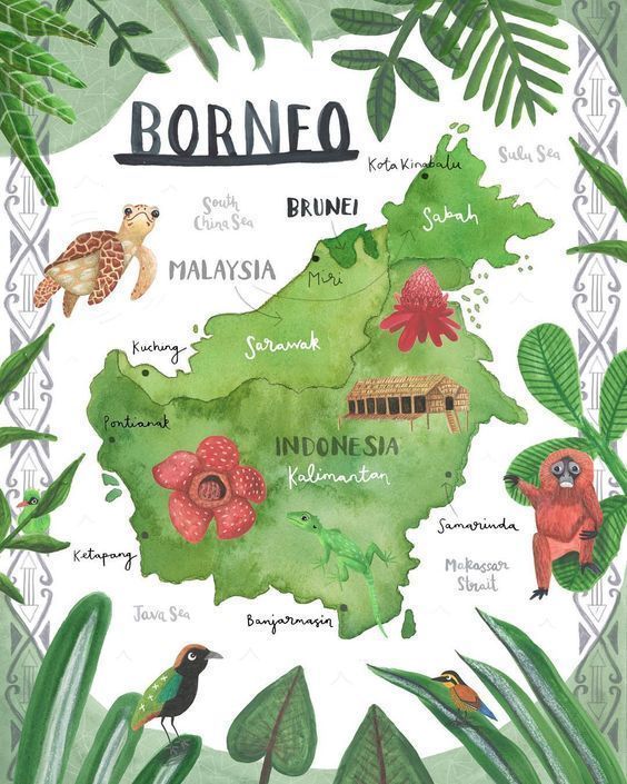 mapa-Borneo
