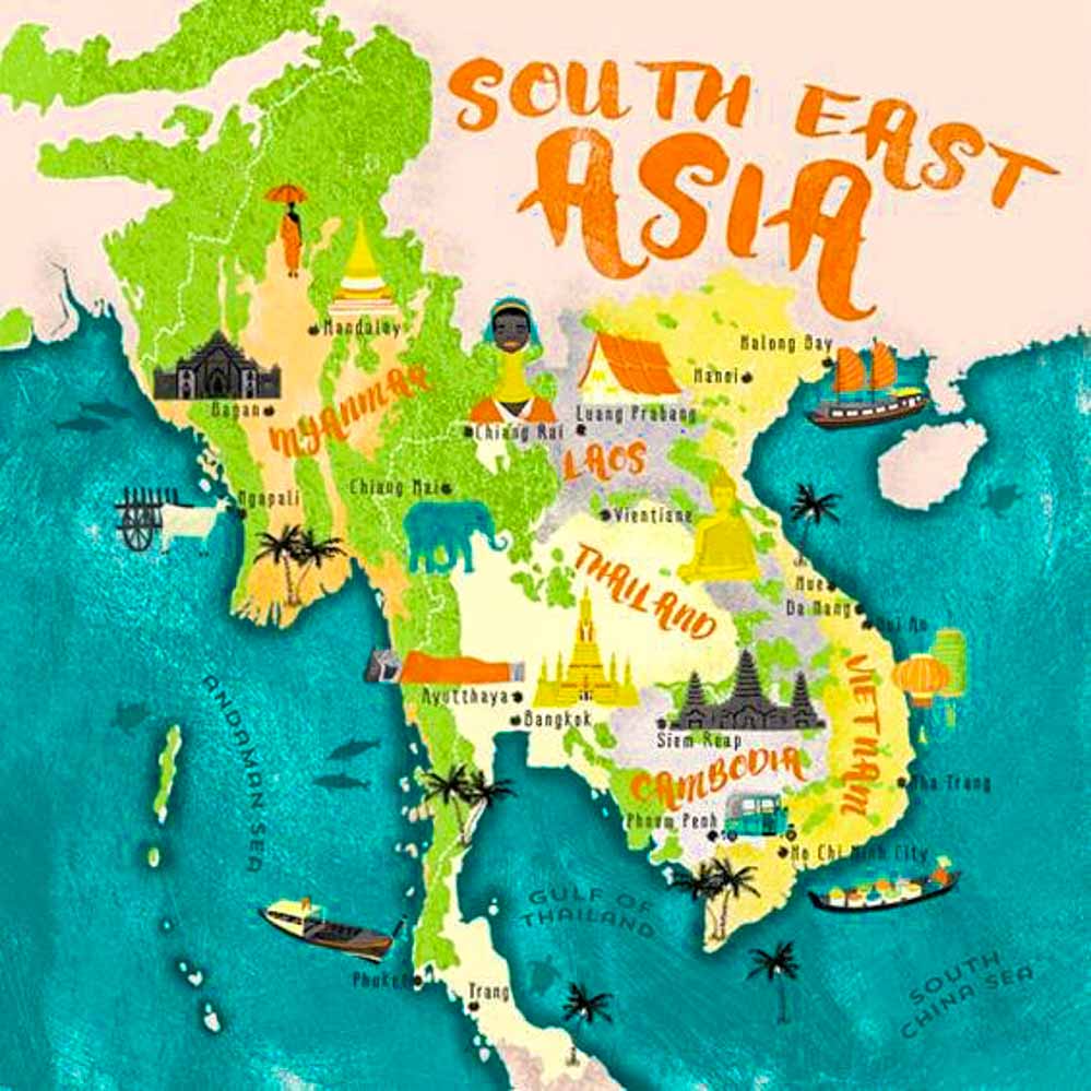 mapa-sudeste-asiático-visados