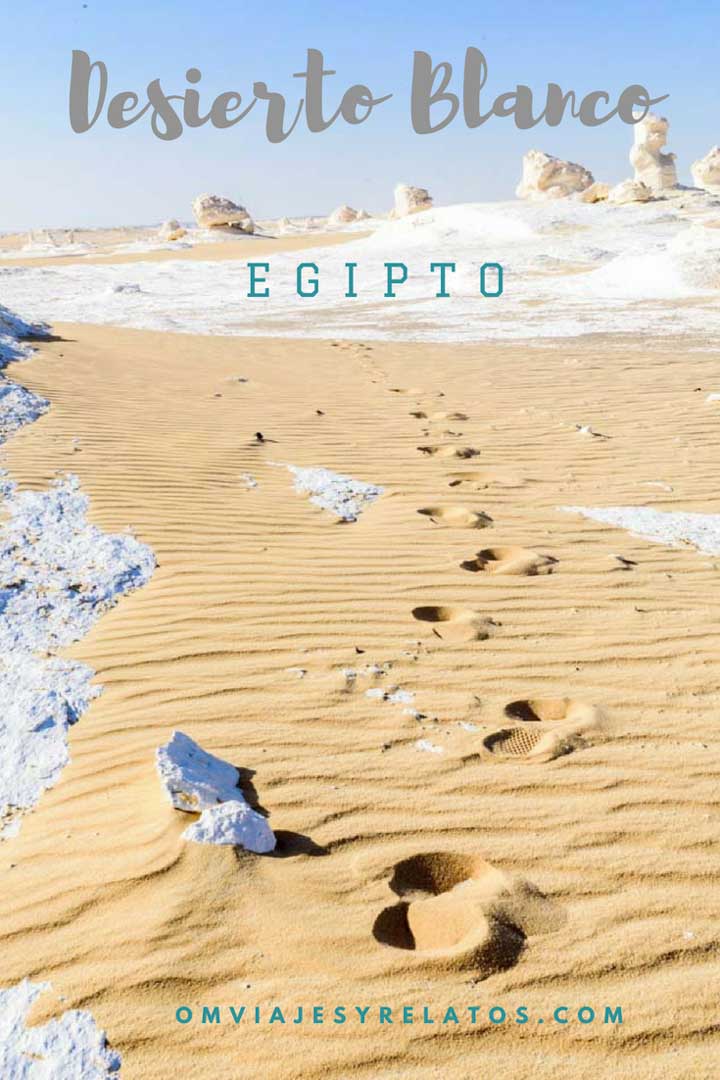 el Desierto Blanco en Egipto