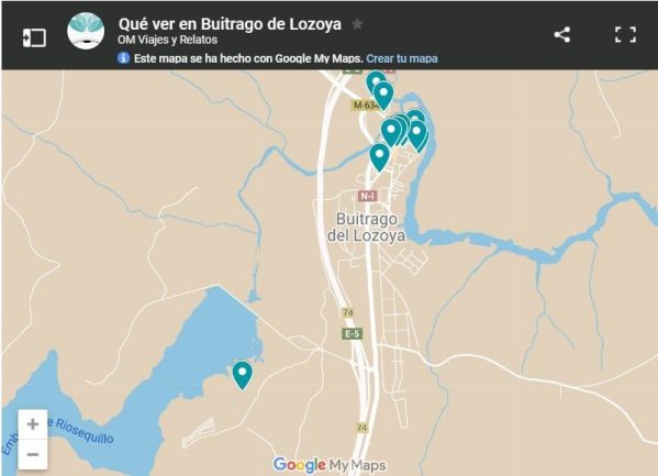 mapa-google-qué-ver-en-Buitrago-de-Lozoya