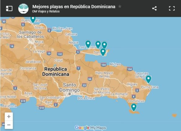 mapa-google-mejores-playas-en-República-Dominicana