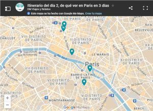 mapa-google-itinerario-del-día-2-de-qué-ver-en-Paris-en-3-días