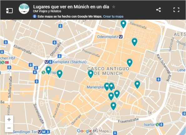 mapa-google-lugares-que-ver-en-Múnich-en-un-día