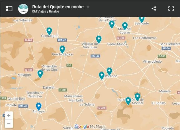 mapa-google-ruta-del-quijote-en-coche