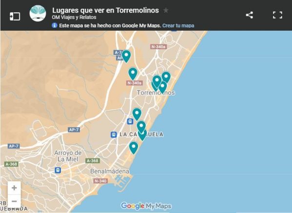 mapa-google-lugares-que-ver-en-Torremolinos