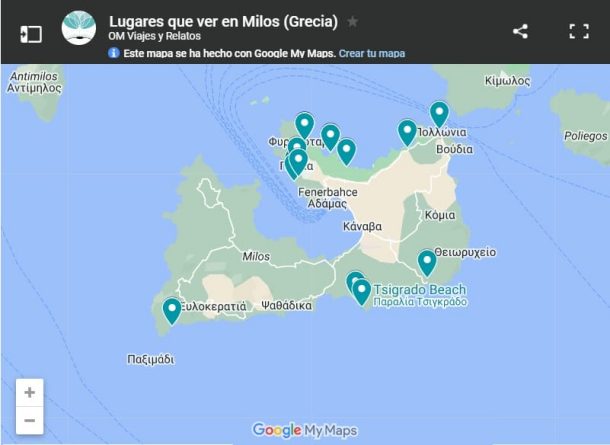 mapa-google-lugares-que-ver-en-Milos