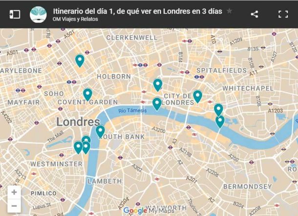 mapa-google-itinerario-del-día-1-de-qué-ver-en-Londres-en-3-días