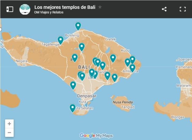 mapa-google-los-mejores-templos-de-Bali