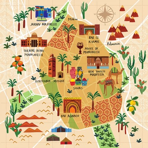 mapa-turismo-Marrakech