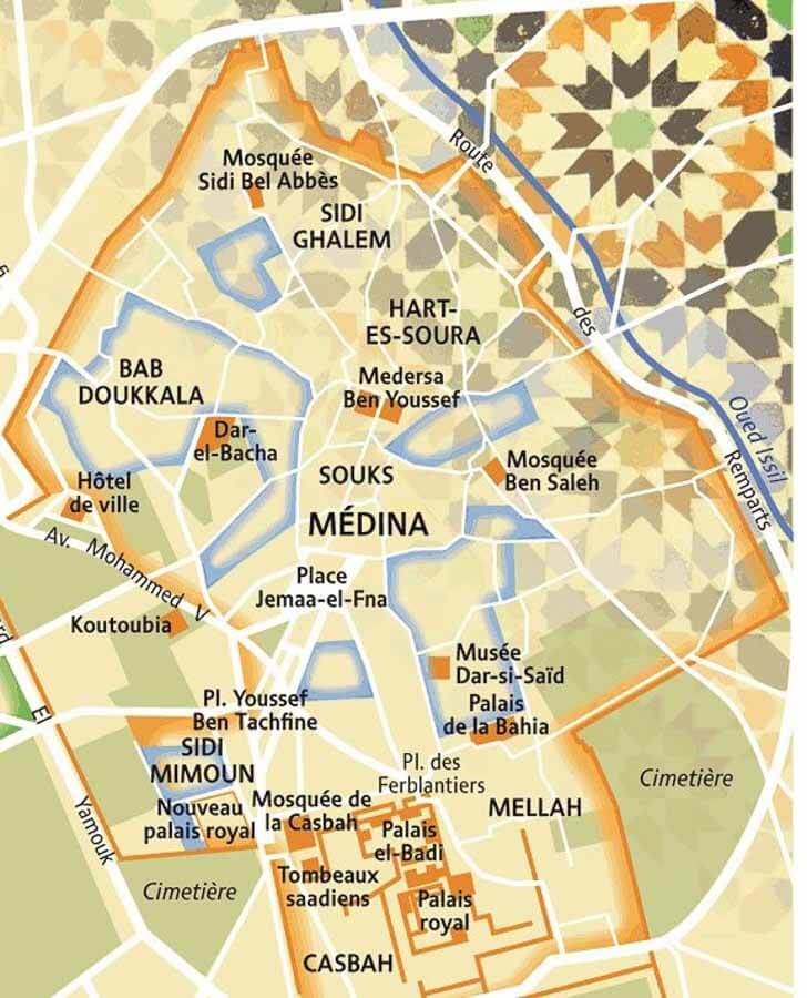 mapa-medina-Marrakech