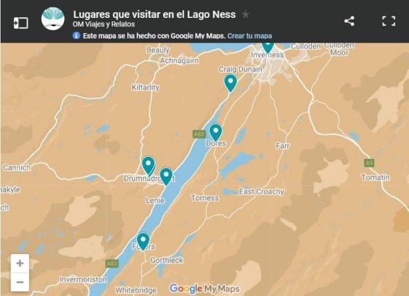 mapa-google-lugares-que-visitar-en-el-Lago-Ness
