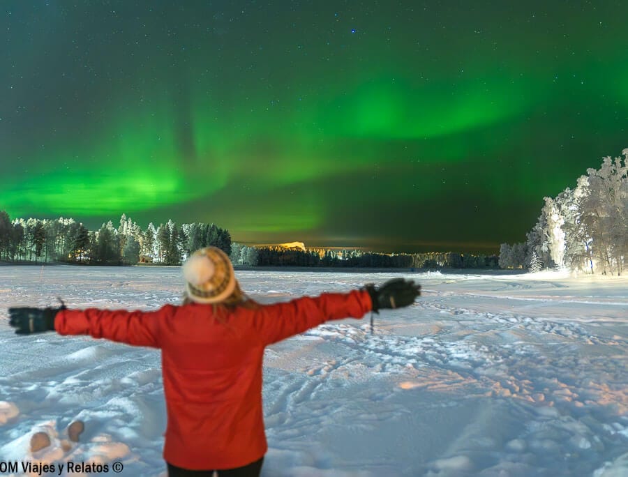 foto-mia-viendo-auroras-boreales-en-Laponia