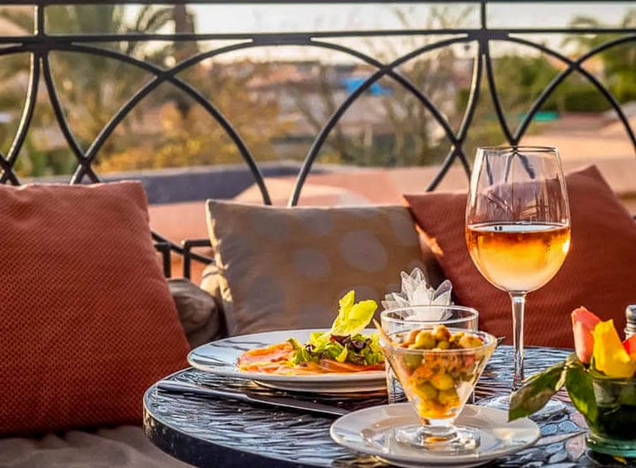 donde-comer-en-Marrakech-restaurante-Cafe-Arabe