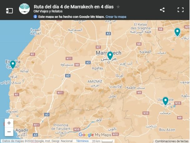 mapa-google-ruta-del-día-4-de-Marrakech-en-4-días